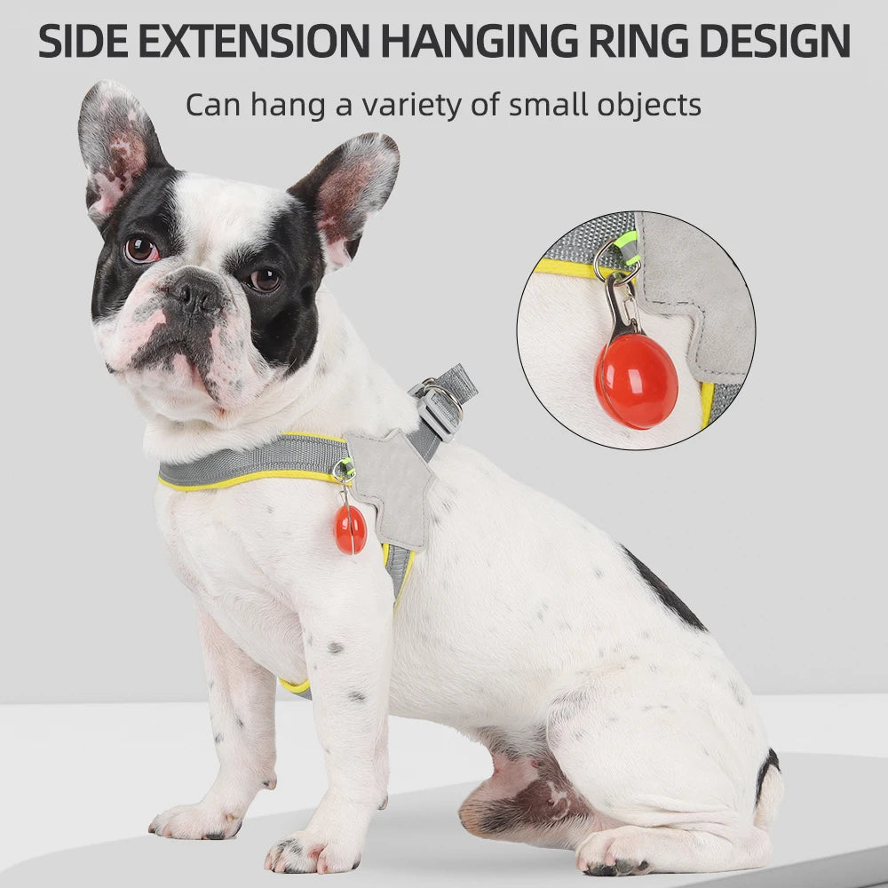 Arnés Reflectant para Perros Pequeños y Medianos – Control y Seguridad