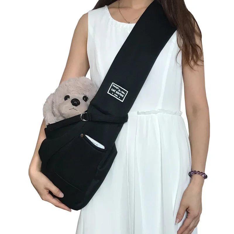 Bolsa Bandolera Portátil para Perros y Gatos