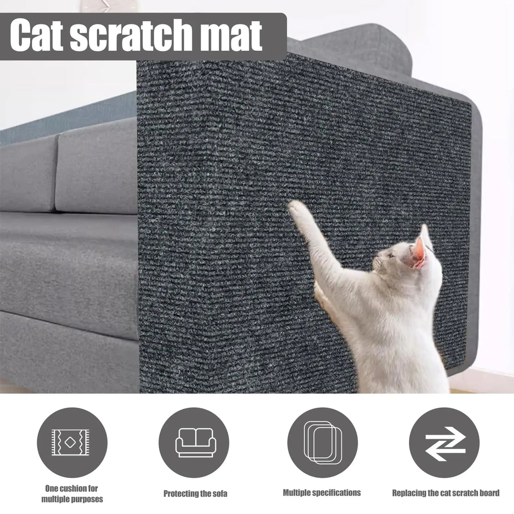Alfombrilla Antiarañazos Autoadhesiva para Gatos