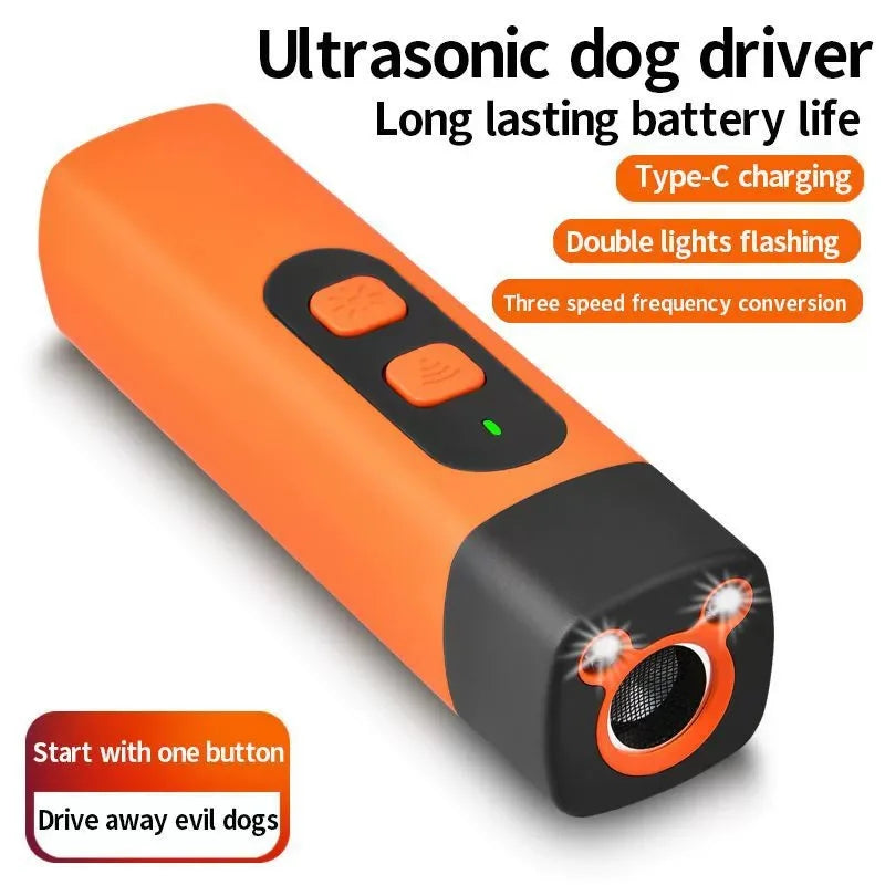 Dispositivo Ultrasónico Antiladridos Recargable – Control de Entrenamiento para Perros
