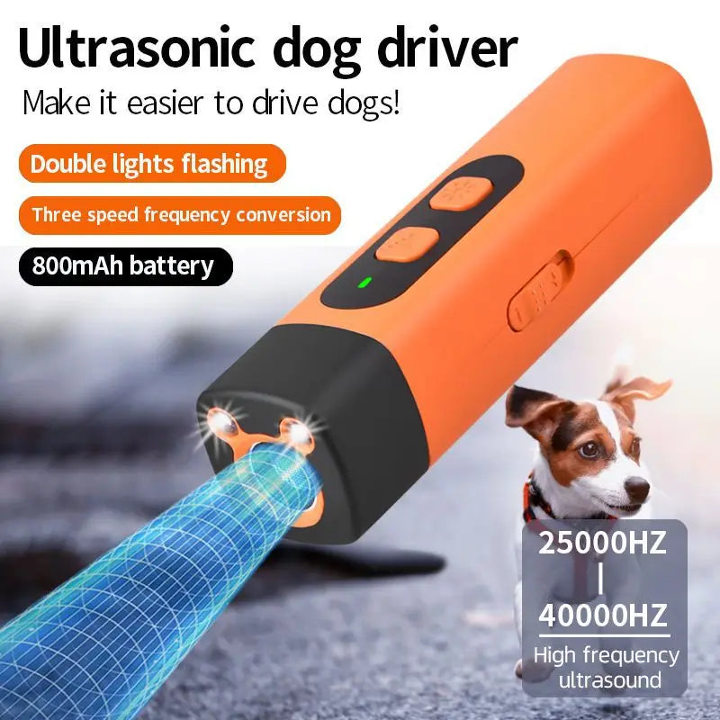 Dispositivo Ultrasónico Antiladridos Recargable – Control de Entrenamiento para Perros