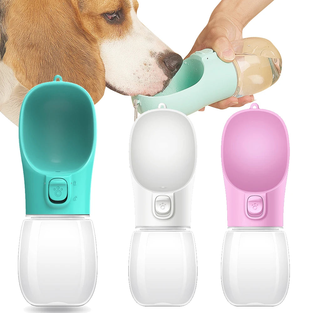 Botella bebedero portátil para mascotas