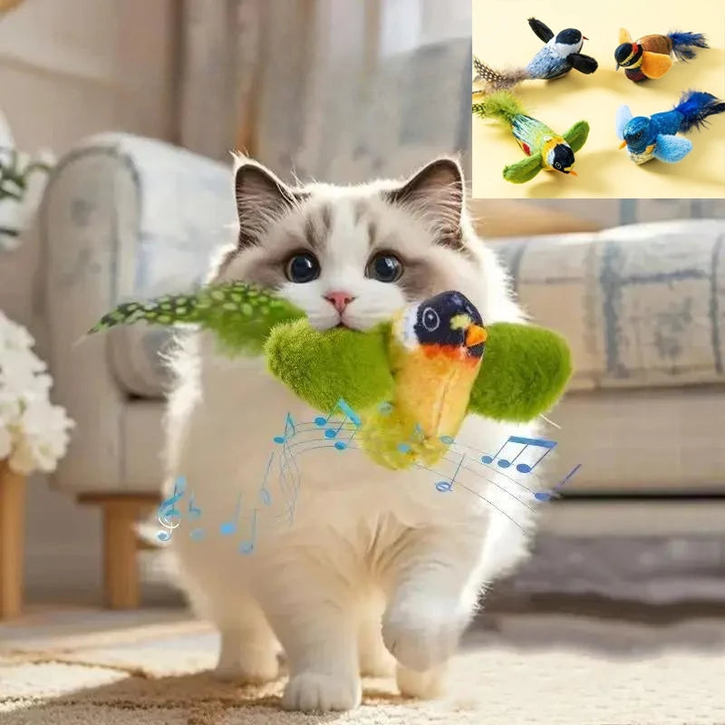 Juguete Interactivo para Gatos con Hierba Gatera y Sonido