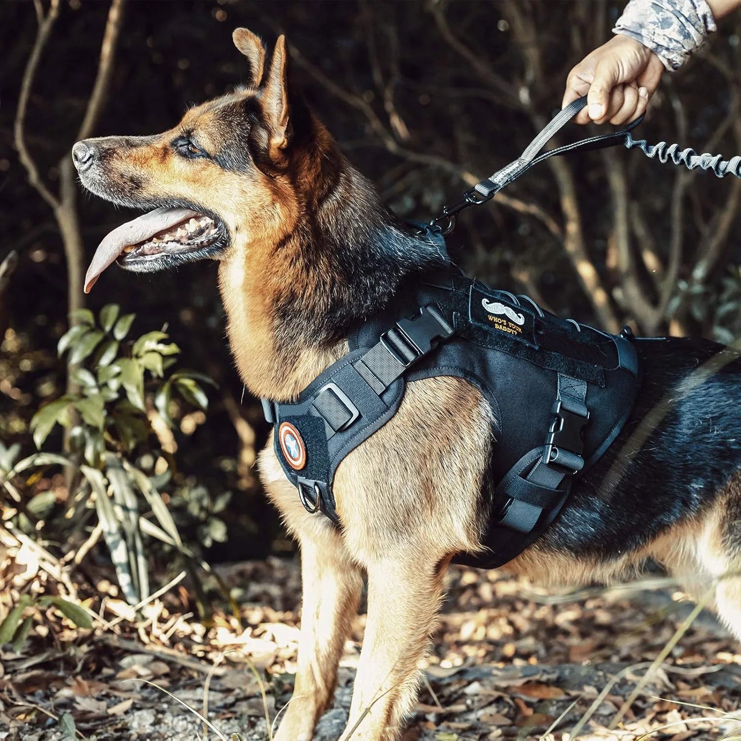 Arnés Táctico para Perros con Asa – Chaleco Antitirones Ajustable