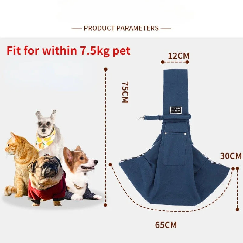 Bolsa Bandolera Portátil para Perros y Gatos