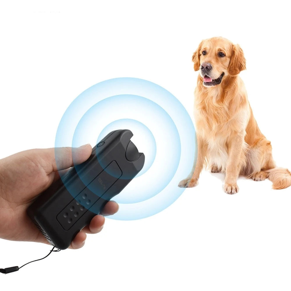 Dispositivo Ultrasónico Antiladridos para Perros con Luz LED