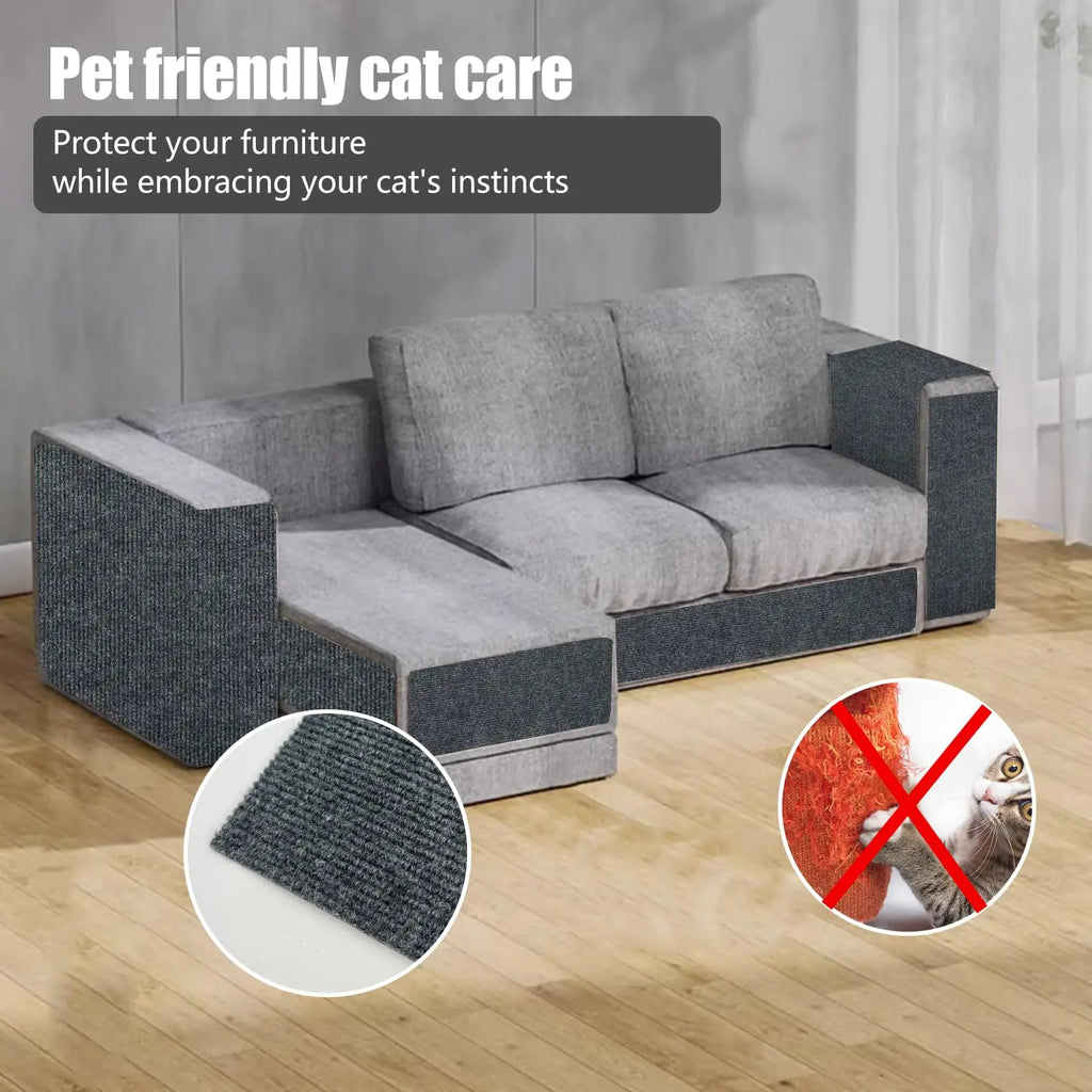 Alfombrilla Antiarañazos Autoadhesiva para Gatos