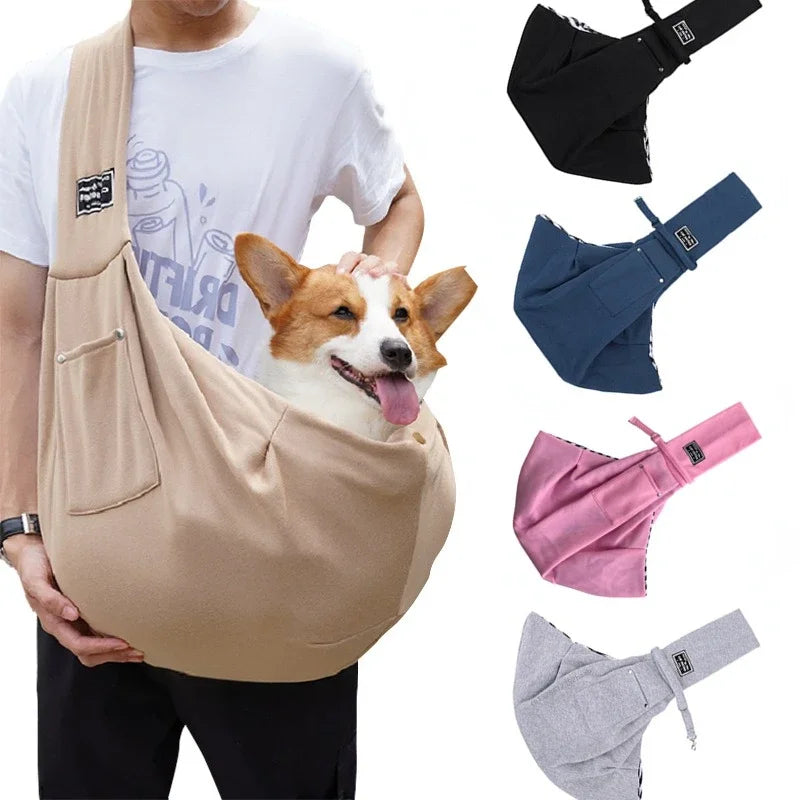 Bolsa Bandolera Portátil para Perros y Gatos
