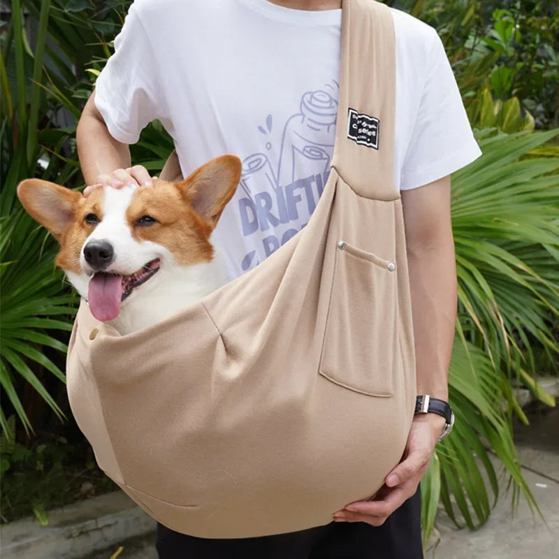 Bolsa Bandolera Portátil para Perros y Gatos
