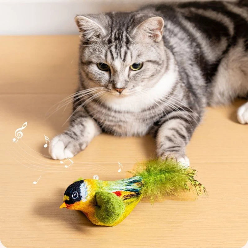 Juguete Interactivo para Gatos con Hierba Gatera y Sonido