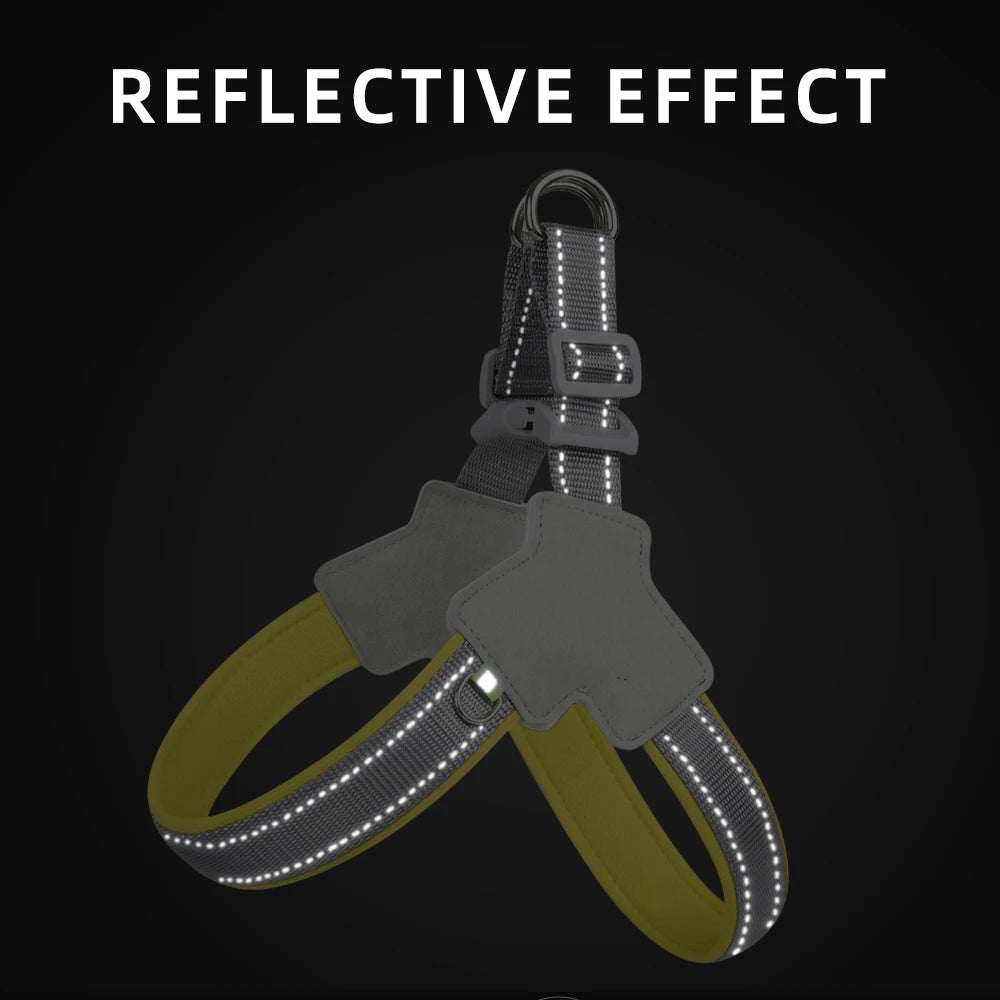 Arnés Reflectant para Perros Pequeños y Medianos – Control y Seguridad