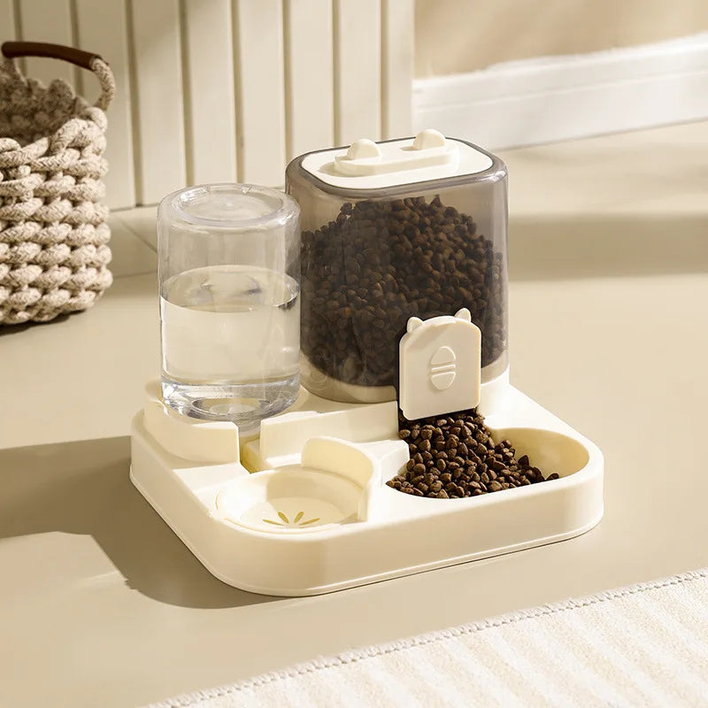 Comedero Automático para Gatos con Fuente de Agua
