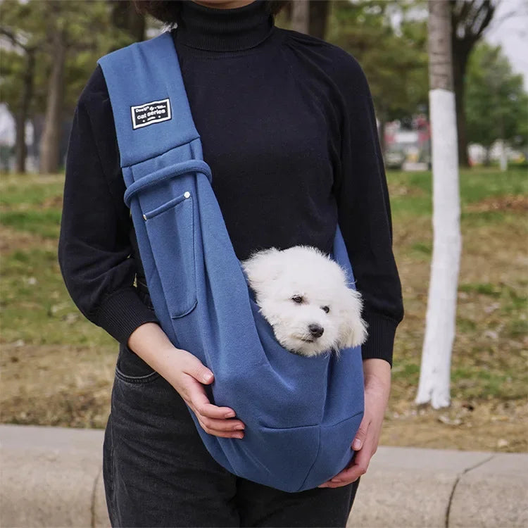 Bolsa Bandolera Portátil para Perros y Gatos