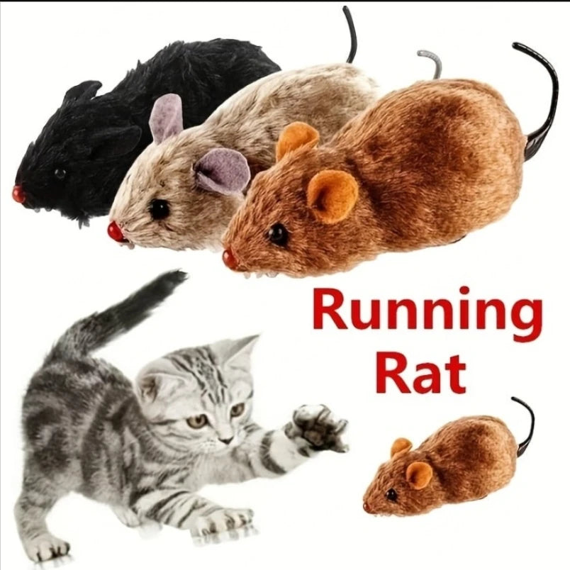 Ratón de Peluche Interactivo para Mascotas