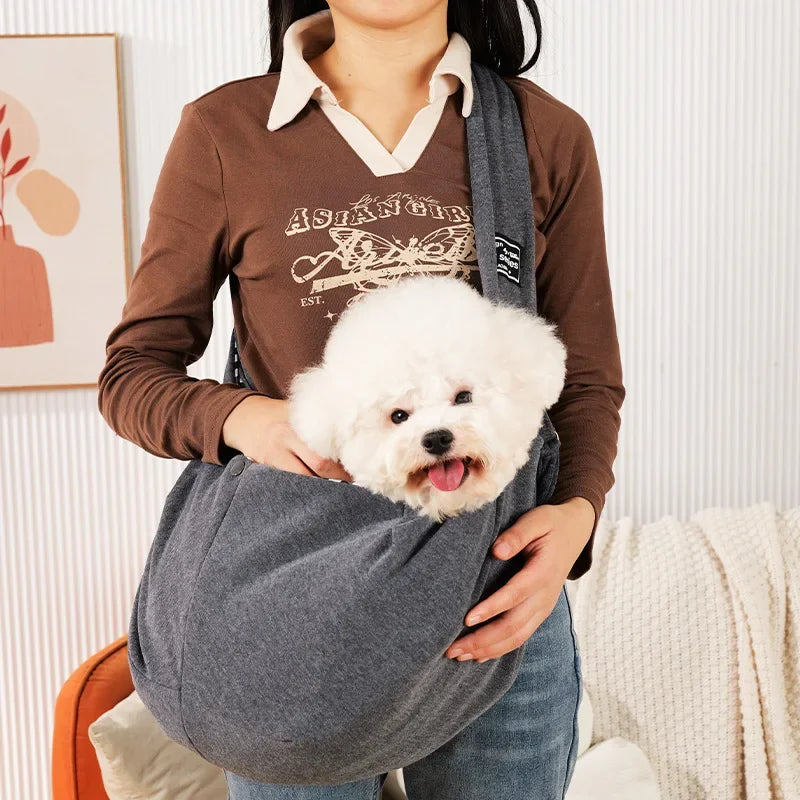 Bolsa Bandolera Portátil para Perros y Gatos