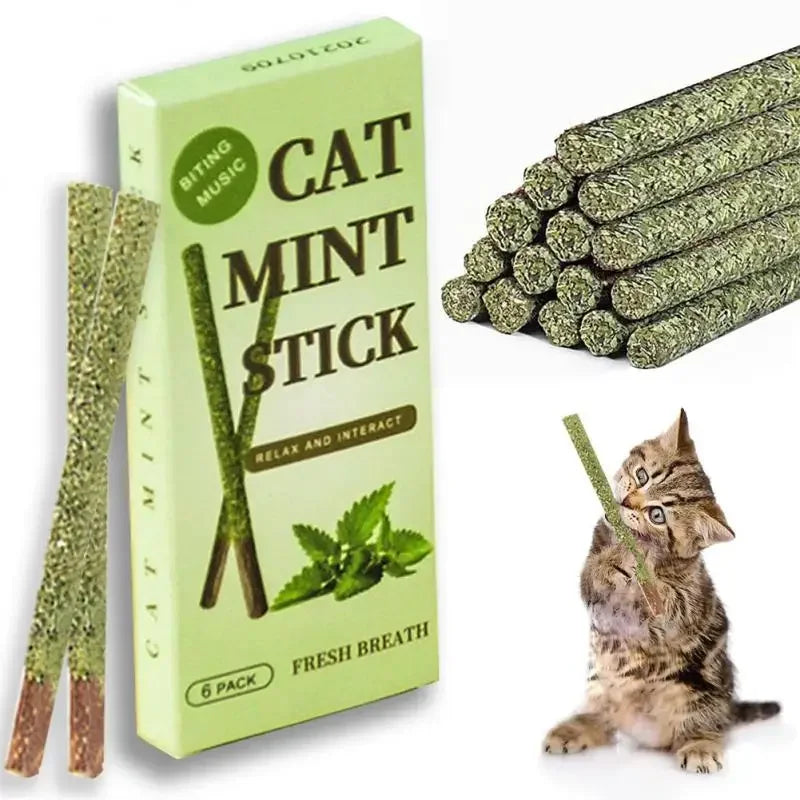 Palitos Masticables Naturales de Silvervine para Gatos