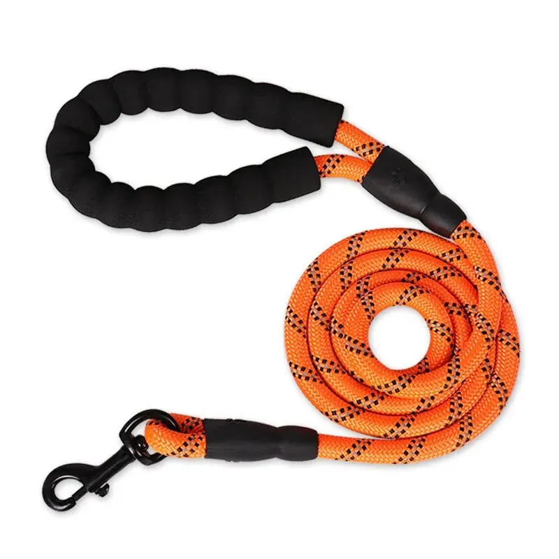 Correa reflectante para perros con mango acolchado