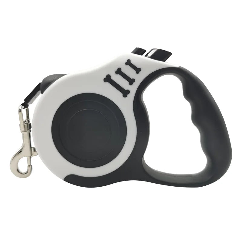 Correa retráctil automática de nailon para perros.